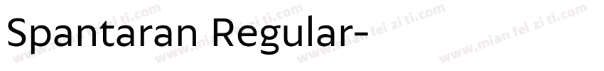 Spantaran Regular字体转换